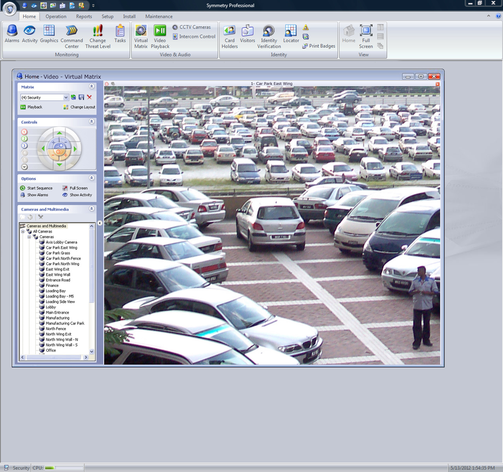 Symmetry VMS with Symmetry V8 access control software supports ONVIF Profile S camera plug-in technology, offering more camera manufacturing choices to end users.