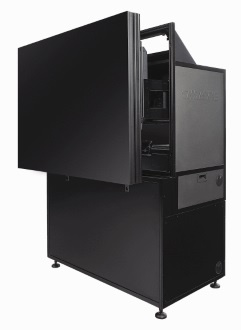 The 70-inch Christie Entero HB front access display cube will be on display at ASIS 2014.