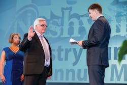 Marshall Marinace was sworn in as the new president of the Electronic Security Association at ESX in June. Marshall Marinace was sworn in as the new president of the Electronic Security Association at ESX in June.