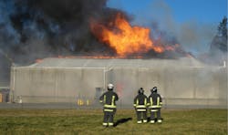 FEMA estimated the number of civilian deaths related to fires in non-residential buildings as approximately 80 in 2011; and NFPA determined that number to be 65 in 2012.