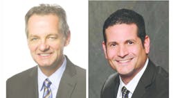 Mark VanDover, left, is president of Tyco Integrated Security. Luis Orbegoso, right, is president of ADT Business. Mark VanDover, left, is president of Tyco Integrated Security. Luis Orbegoso, right, is president of ADT Business.