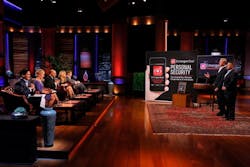 Phil Reitnour makes his pitch for EmergenSee before investors on ABC&apos;s &apos;Shark Tank.&apos;