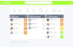 A screenshot of the Exabeam software. A screenshot of the Exabeam software.