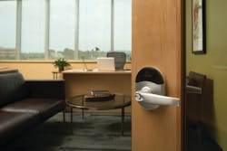 Allegion launched its new ENGAGE technology this week at ASIS 2014. Allegion launched its new ENGAGE technology this week at ASIS 2014.