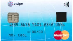 The Zwipe MasterCard is the world&apos;s first contactless payment card that features an integrated fingerprint sensor.