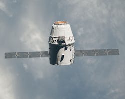The SpaceX Dragon commercial cargo craft has added Arecont Vision megapixel cameras for missions to the International Space Station. The SpaceX Dragon commercial cargo craft has added Arecont Vision megapixel cameras for missions to the International Space Station.