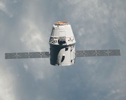 The SpaceX Dragon commercial cargo craft has added Arecont Vision megapixel cameras for missions to the International Space Station.