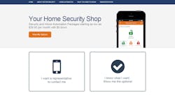 Vector Security is now offering home security packages through its new online store. Vector Security is now offering home security packages through its new online store.