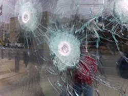 Delta Scientific announced this week that no bullets penetrated its bullet-proof guard booth during a shooting spree in downtown Austin, Texas last November. Delta Scientific announced this week that no bullets penetrated its bullet-proof guard booth during a shooting spree in downtown Austin, Texas last November.