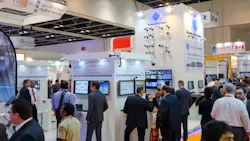 Milestone Systems' booth at Intersec 2015.
