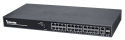 The AW-GEV-264A Series from Vivotek is the world’s first L2 PoE Gigabit switch with IP surveillance management functions. The AW-GEV-264A Series from Vivotek is the world’s first L2 PoE Gigabit switch with IP surveillance management functions.