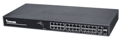 The AW-GEV-264A Series from Vivotek is the world&rsquo;s first L2 PoE Gigabit switch with IP surveillance management functions.