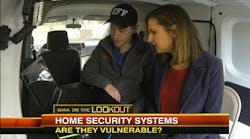 Logan Lamb demonstrated his wireless alarm system hacking techniques on a Nov. 2014 segment of ABC&rsquo;s Good Morning America. Watch the entire segment at http://abcnews.go.com/GMA/video/home-security-systems-subject-breaches-27190627.
