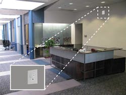 The Guardian Indoor Gunshot Detection system incorporates acoustic gunshot detection software and combines it with infrared sensor flash detection. The Guardian Indoor Gunshot Detection system incorporates acoustic gunshot detection software and combines it with infrared sensor flash detection.