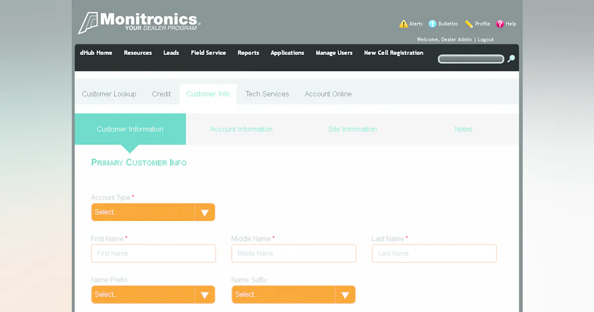 Monitronics Monitronics Dealer Portal | Security Info Watch