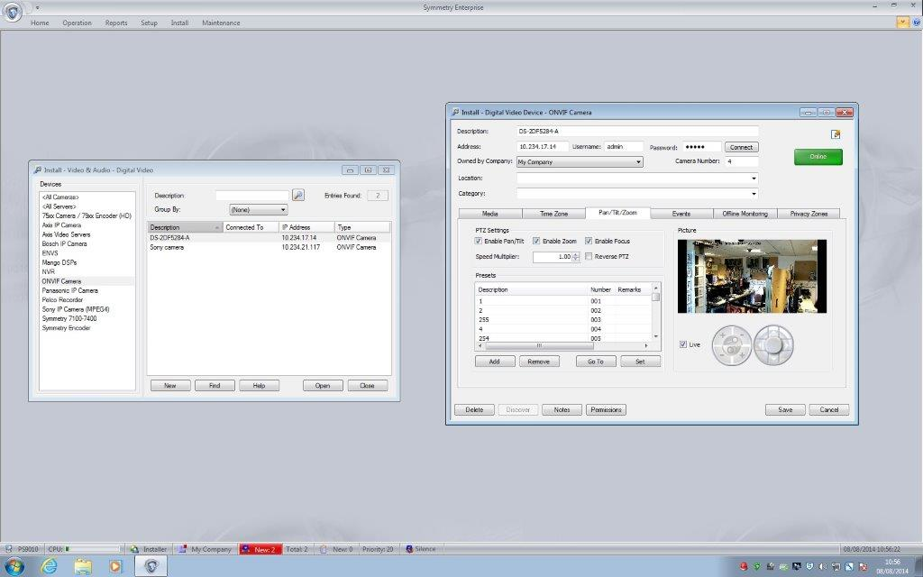 Symmetry v8.0.2 software offers end users a complete unified, end-to-end security solution to manage all security and complementary technologies in one place via an intuitive user interface.
