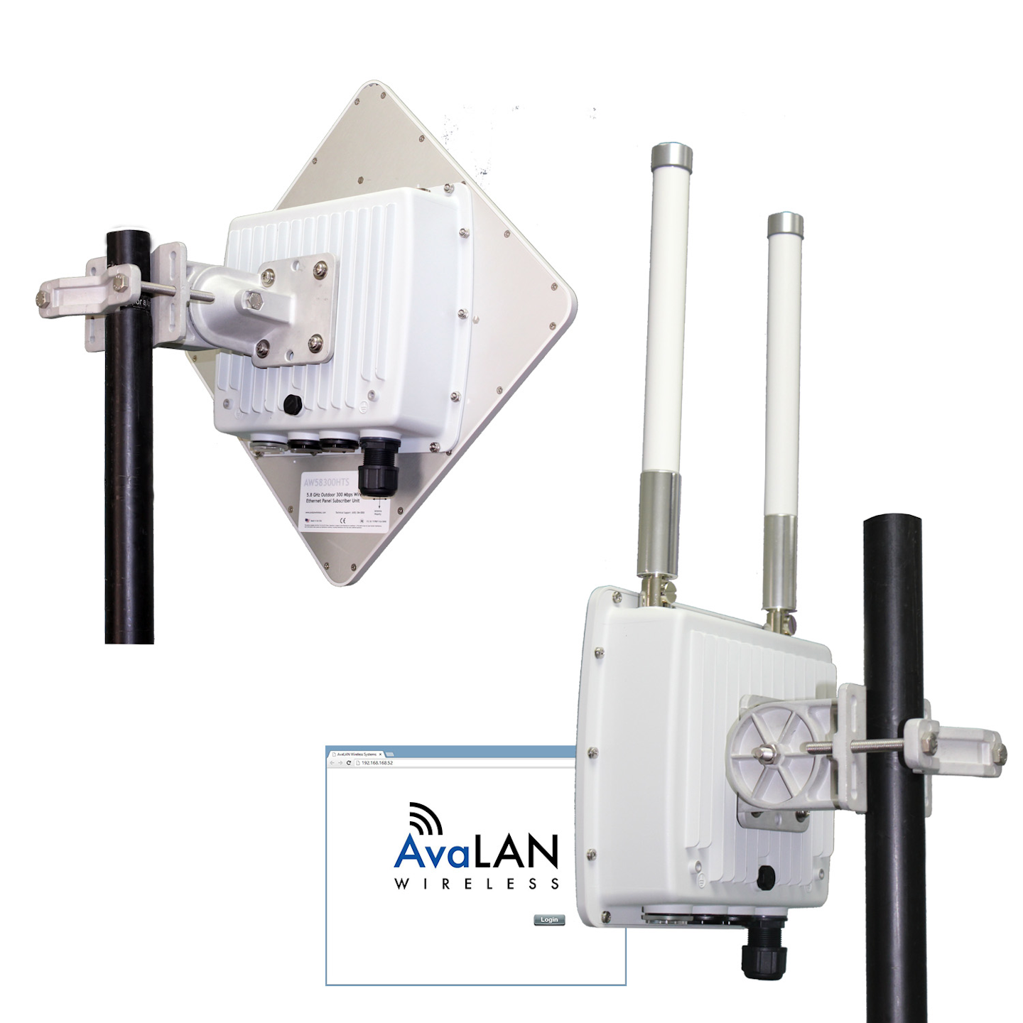 AvaLAN Wireless AW58800 Ethernet Radios From: AvaLAN Wireless Systems ...