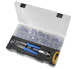 Platinum Tools' EZ-RJPRO Termination Pod. Platinum Tools' EZ-RJPRO Termination Pod.