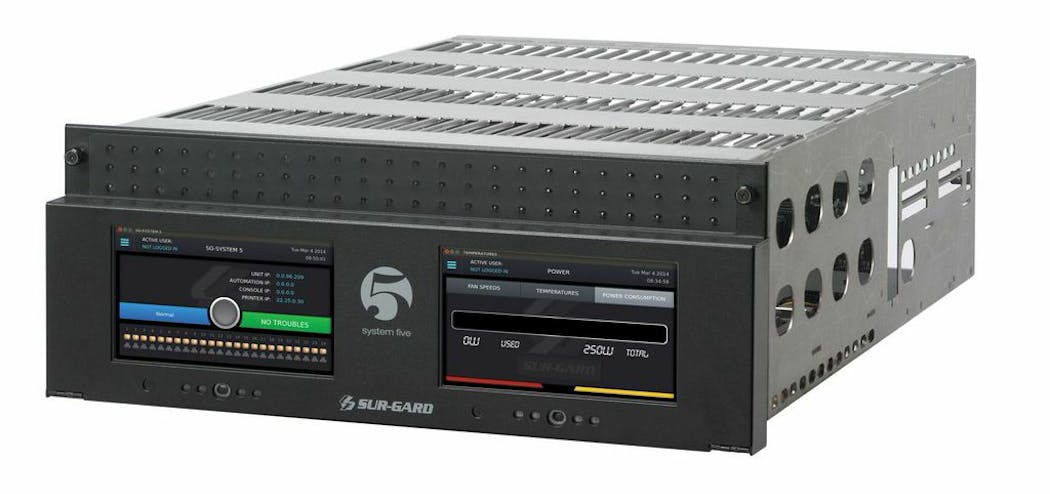 SG-System 5, a reliable, upgradeable IP-based receiver that supports visual alarm verification solutions.