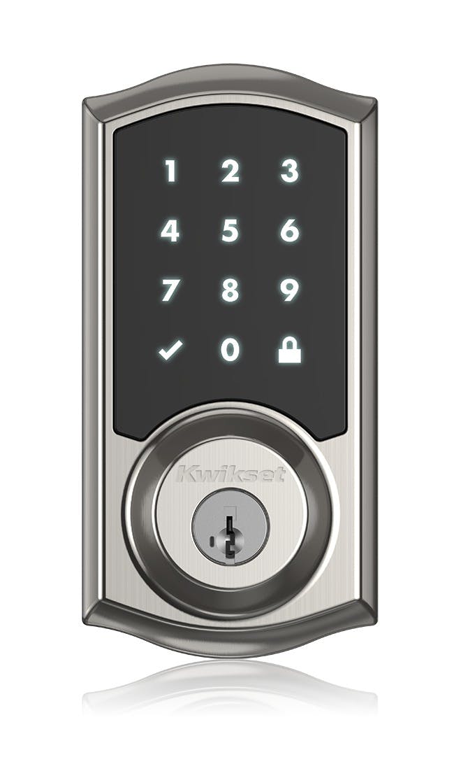 Smart electronic locks, such as Kwikset&apos;s SmartCode 916, pictured above, are quickly becoming a significant home selling tool.