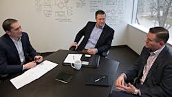 From the left, Chris Young, Carey Boethel and Taylor Carr make up the management principals at Securadyne. From the left, Chris Young, Carey Boethel and Taylor Carr make up the management principals at Securadyne.