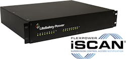 LifeSafety Power's FlexPower RS Series iSCAN (Supervision Control Access Notification) Networked Rackmount SmartPower system. LifeSafety Power's FlexPower RS Series iSCAN (Supervision Control Access Notification) Networked Rackmount SmartPower system.