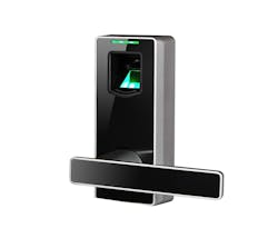 ZKAccess’ new ML10 biometric fingerprint door lock. ZKAccess’ new ML10 biometric fingerprint door lock.