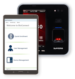 Suprema&rsquo;s biometric devices are integrated into the AXIS A1001 Network Door Controller, an open, non-proprietary platform.