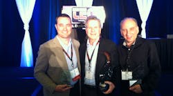 The Altronix team - J.R. Andrews, Alan Forman and Gary Zatz - took home three awards from PSA-TEC, including the coveted Superstar Award.