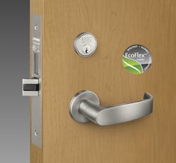 EcoFlex Mortise Lock Installed with Label 5550dbfaea361