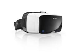 The ZEISS VR ONE open platform VR headset. The ZEISS VR ONE open platform VR headset.
