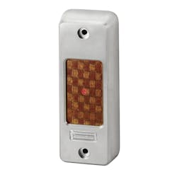 One of Farpointe's new Gibraltar brand bullet-resistant proximity card readers. One of Farpointe's new Gibraltar brand bullet-resistant proximity card readers.