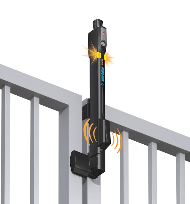 D&amp;D Technologies has just introduced another industry first, MagnaLatch ALERT; the ultimate child, pet and pool safety gate latch. MagnaLatch ALERT features an audible alarm and flashing LED lights that provides both visual and audible warnings if a gate is not safely latched.