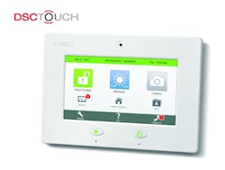 The new DSC Touch panel is an advanced home automation solution.