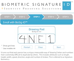 Biometric Signature ID has introduced BioSig-ID&trade; a new form of online security software that can authentic a user logging into a network with 99.97% accuracy. Instead of using a password or PIN, which can easily be compromised, BioSig-ID&trade; uses biometrics, which is defined as something physically or behaviorally unique to an individual.