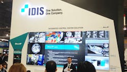 Keith Drummond of IDIS introduces the company&rsquo;s total surveillance solution at ISC West in Las Vegas.