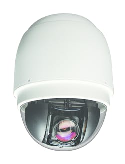 Toshiba's new IKS-WP8201R PTZ camera is designed to operate in the harsh outdoors with its IP66 enclosure protection, integrated heater and auto defogging, while the new IKS-WP8103 PTZ provides an attractive indoor solution for covering large spaces such as shopping malls, casinos or schools. Toshiba's new IKS-WP8201R PTZ camera is designed to operate in the harsh outdoors with its IP66 enclosure protection, integrated heater and auto defogging, while the new IKS-WP8103 PTZ provides an attractive indoor solution for covering large spaces such as shopping malls, casinos or schools.