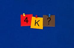 Despite their many advantages, 4K cameras may not be the best solution for all video surveillance applications. Despite their many advantages, 4K cameras may not be the best solution for all video surveillance applications.