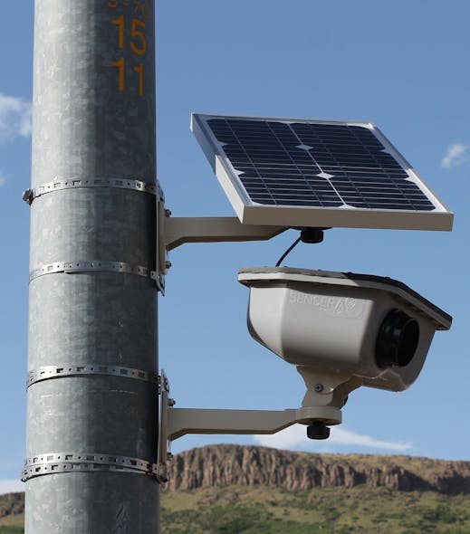 The MC-30 camera for construction site monitoring is a 100 percent wireless, solar powered camera that can be deployed in under 20 minutes. It offers a rich set of features for real-time viewing, and fully automated time-lapse. The MC-30 can be used with both WiFi and cellular connections and multiple cellular carriers are available.