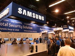 A view of the Samsung booth at ASIS 2015. A view of the Samsung booth at ASIS 2015.