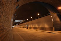 The tunnels, managed by Caltrans who oversees more than 50,000 miles of California&apos;s highway and freeway lanes, consist of a single northbound and a single southbound lane approximately 4,200 fee long and 30 feet wide.