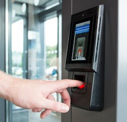 CEM Systems' emerald TS300f Intelligent Fingerprint Terminal. CEM Systems' emerald TS300f Intelligent Fingerprint Terminal.