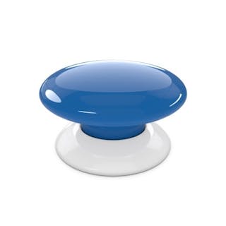 The Button from Fibaro is a battery-powered device that allows users to run various customized scenes defined in their Fibaro home automation system.