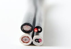 This photo shows the difference in a compliant cable (top) and a non-compliant cable (bottom). While cables are often thought of as commodities, even in the professional trades, the truth is that the cables that tie your complex systems together are one of the most important components of the project. The problem of fraudulent and non-compliant cables being imported isn’t just about cables with the wrong labels on them. It’s also about poor construction, and use of materials that present performance and safety risks. This photo shows the difference in a compliant cable (top) and a non-compliant cable (bottom). While cables are often thought of as commodities, even in the professional trades, the truth is that the cables that tie your complex systems together are one of the most important components of the project. The problem of fraudulent and non-compliant cables being imported isn’t just about cables with the wrong labels on them. It’s also about poor construction, and use of materials that present performance and safety risks.