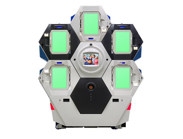 Qylur has developed an automated, self-service security screening system that enables people to submit their bags for screening without assistance from a guard. The Qylatron Entry Experience Solution is a large, portal-like system arranged in a shape similar to a beehive that contains five hexagonal cells for the screening of bags.