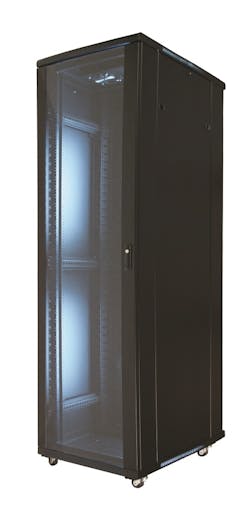 Video Mount Products' new EREN-42E1K 19-inch equipment rack enclosure. Video Mount Products' new EREN-42E1K 19-inch equipment rack enclosure.