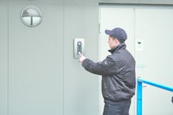 Network video door stations combine an IP camera with an intercom into a single unit so security personnel can both see and talk to visitors at a gate or door anywhere around the perimeter or interior of a facility. Network video door stations combine an IP camera with an intercom into a single unit so security personnel can both see and talk to visitors at a gate or door anywhere around the perimeter or interior of a facility.