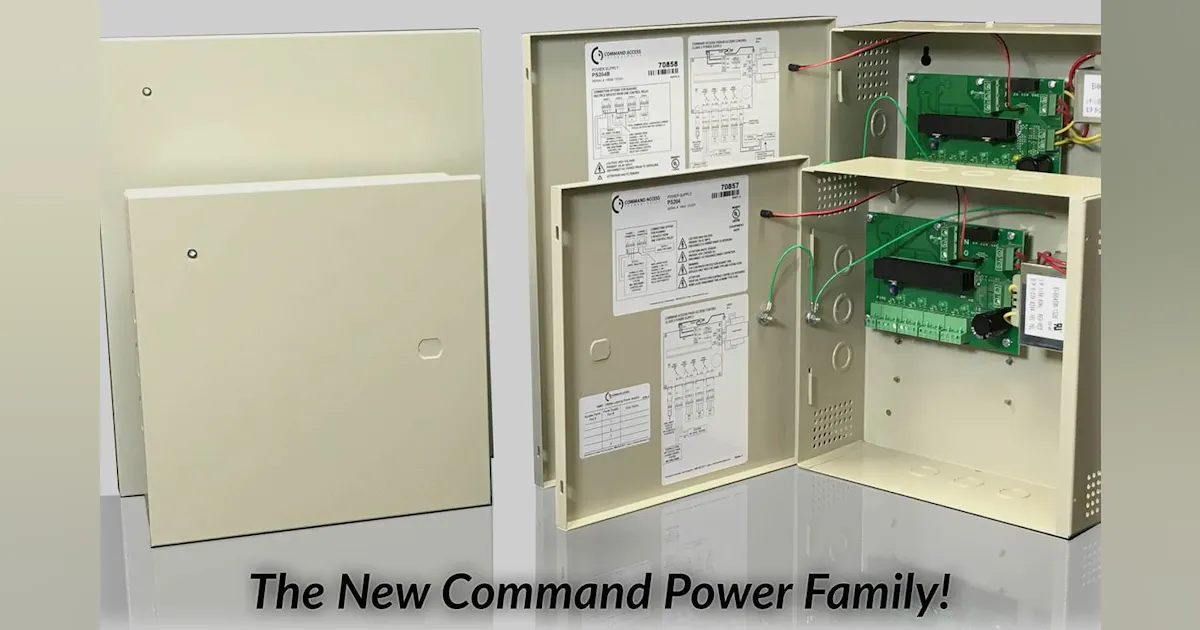 Command Access Tech Command Access Technology Power Supply Series | Security Info Watch