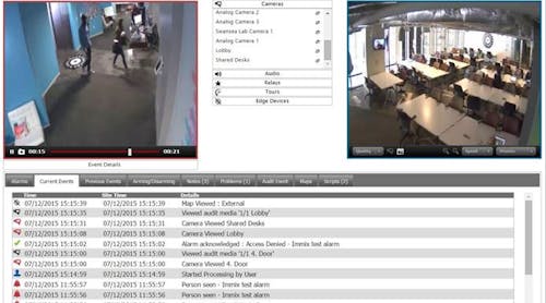 Immix is a video centric software platform designed to receive alarm events. Alarm operators can now view Eagle Eye&rsquo;s video via the SureView Immix user interface, as well as correlate it with alarm events, such as activation of a burglar alarm. Operators can also monitor live video to ensure ongoing safety. The integration was written using the cloud-based Eagle Eye Video API and works as a plug-in to SureView Immix. The integrated solution will appeal to monitoring stations, large corporate organizations, and guard companies.