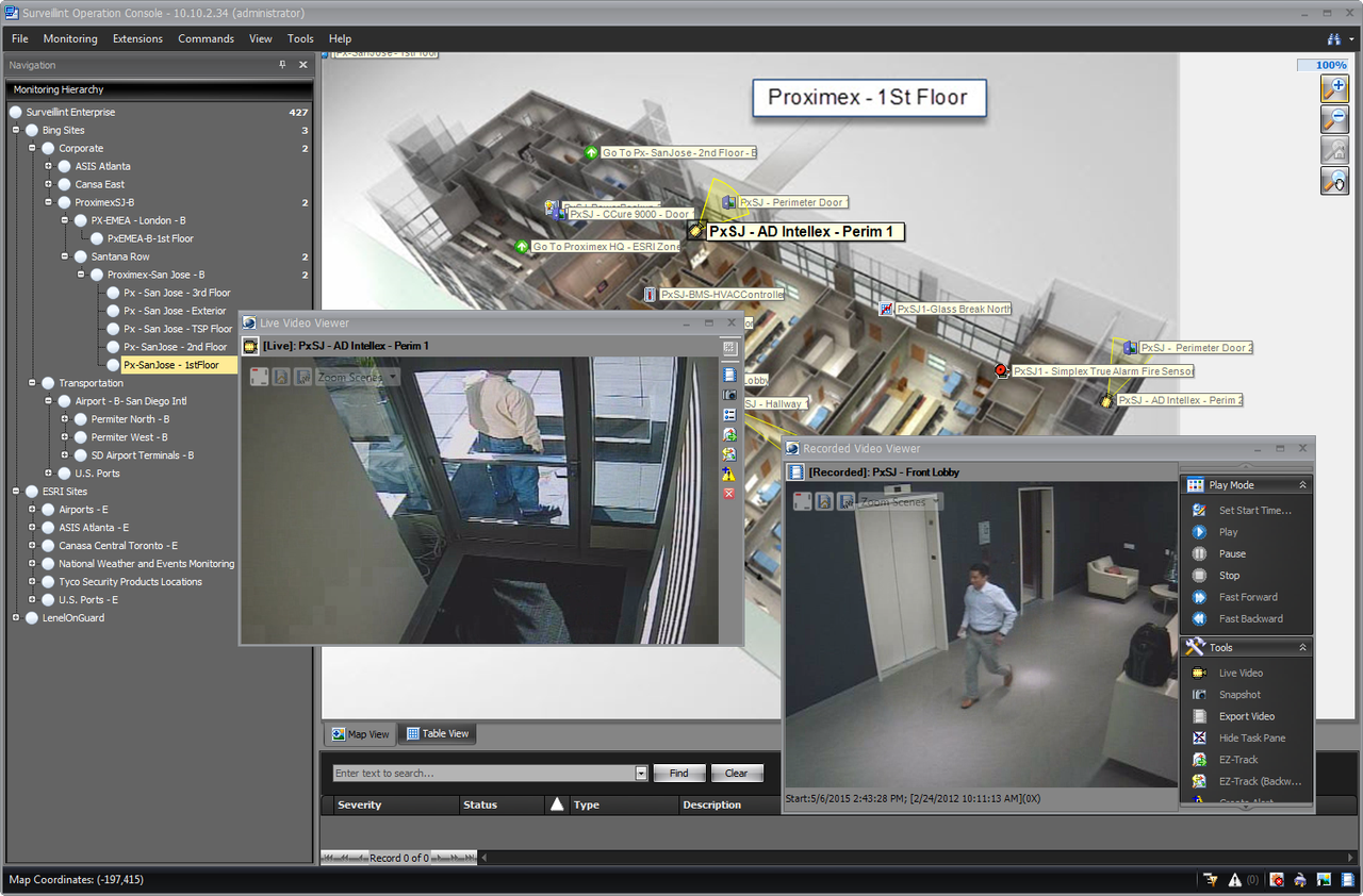 Tyco Security Products has announced the release of version 8.1 of its Proximex Surveillint PSIM solution, which offer new capabilities for faster configuration, deployment and management of alerts so security operations personnel can respond more quickly and appropriately to events.